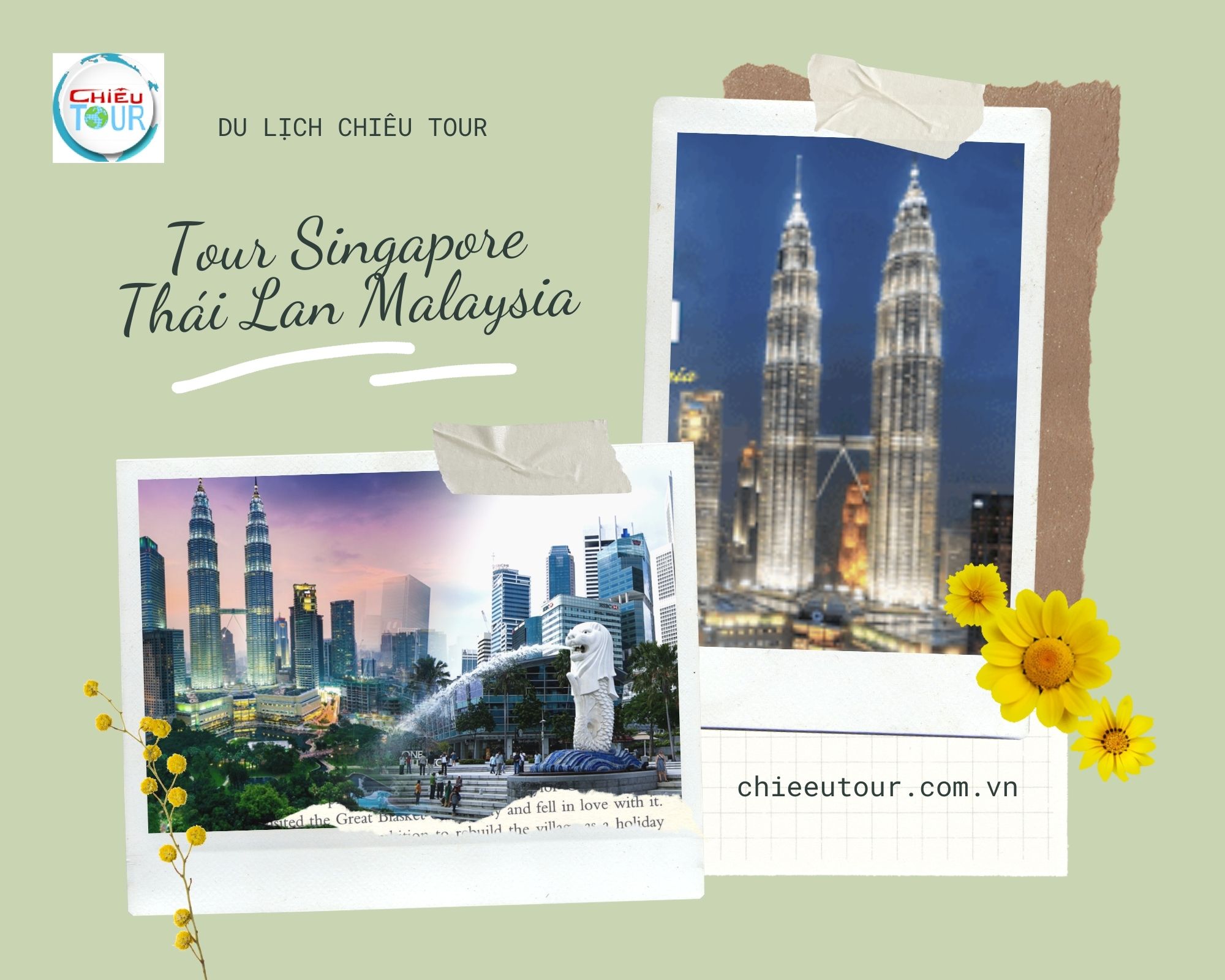 Tour du lịch Singapore Thái Lan Malaysia