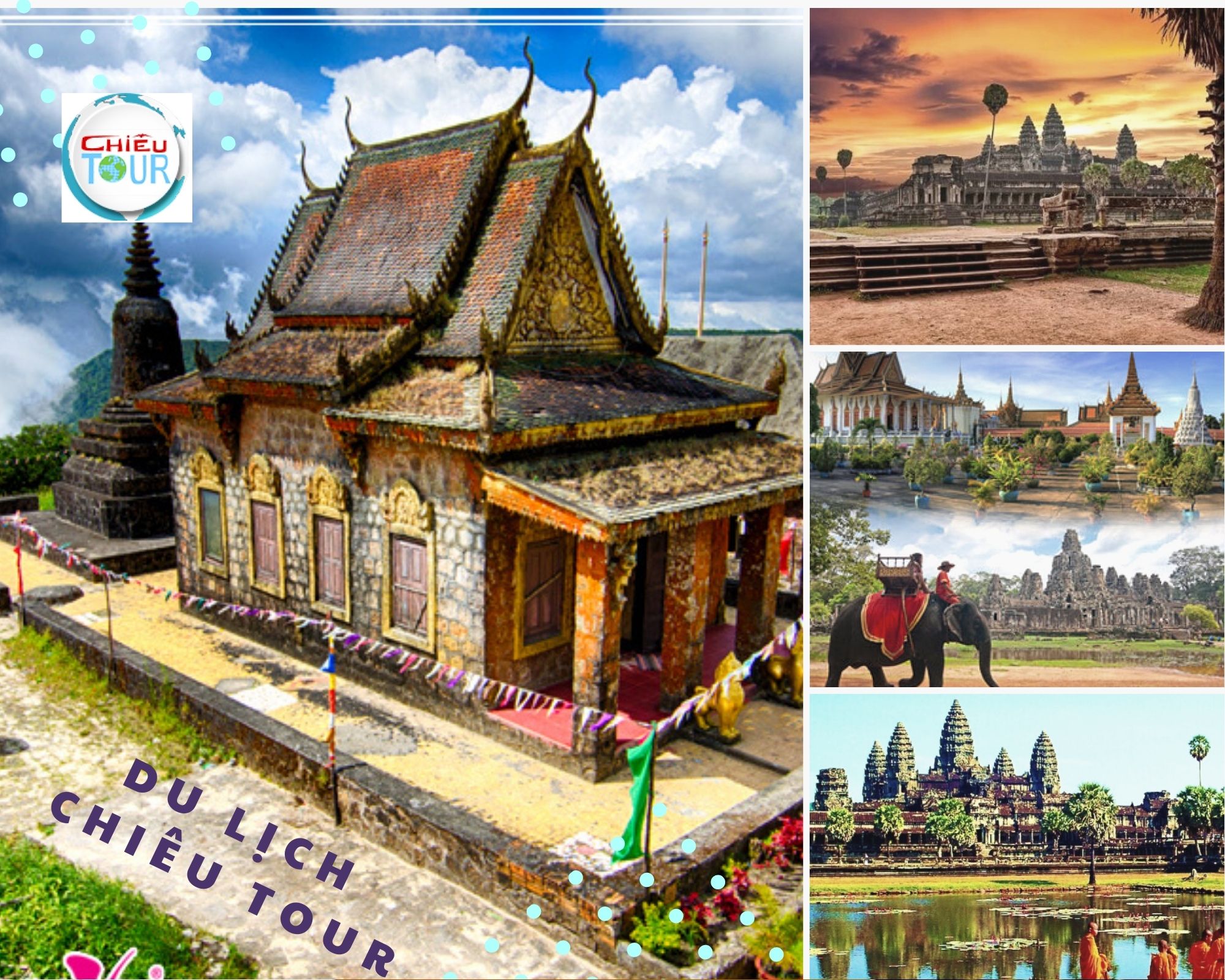 Tour du lịch Campuchia  Thái Lan bằng đường bộ