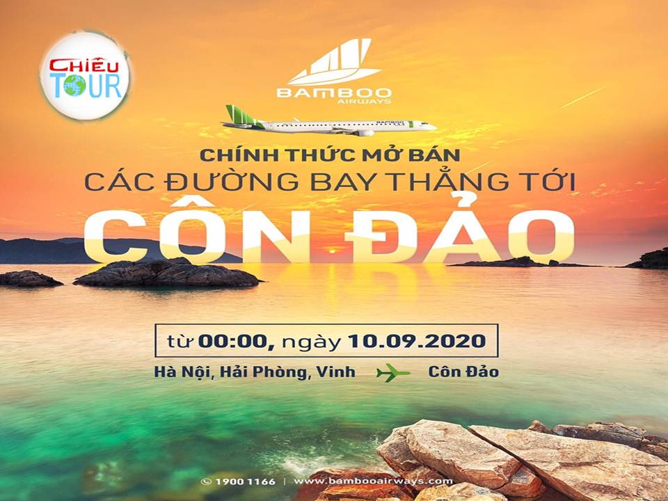 Tour Hà Nội đi Côn Đảo hãng Bamboo Ariline