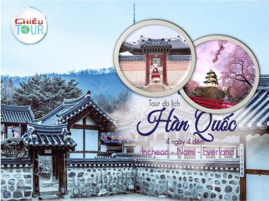 tour du lịch Hàn Quốc khởi hành từ Bến Tre